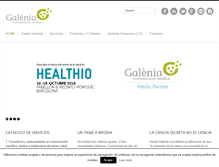 Tablet Screenshot of galenia.net